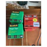 12 ROLLS OF SCOTCH TAPE