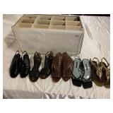 SHOE ORGANIZER W/ SHOES .