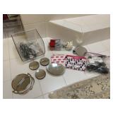 ORGANIZERS, HAND MIRRORS, SUCTION CUP MIRRORS,