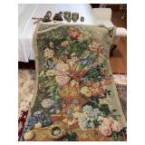 WALL HANGING W/ TASSEL AND WALL BRACKETS