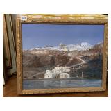 COASTAL PAINTING ON CANVAS SIGNED LOWER RIGHT