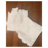 WHITE LACE VALANCE 100