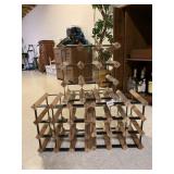 3 STACKING 9 BOTTLE WINE BOTTLE HOLDERS