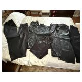 FAUX LEATHER PANTS INC .DENIM CLUB SZ 24, CHICOS