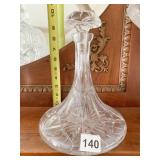 CRYSTAL DECANTER 9.5"