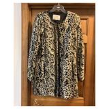 ZIZZI SZ MEDIUM LONG WOMENï¿½S ANIMAL PRINT COAT
