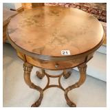 TURNED LEG CARVED LEG TABLE CROSS MEMBER BASE -