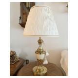 STIFFEL BRASS LAMP 30" H