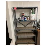 METAL 5 TIER SHELF, 36X13X65.5