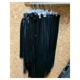 BLACK VELOUR EVENING COORDINATES, TOPS, PANTS,