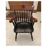 SOLID WOOD CHAIR WITH UNIVERSITY OF PITTSBURGH