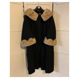 EXCELLENT CONDITION VINTAGE FUR TRIMMED UNION