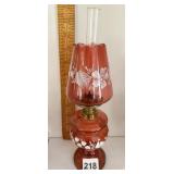 BRENNER SPAR CRANBERRY HAND PAINTED SHADE OIL