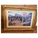 SIGNED C. KIEFFER FRAMED ON CANVAS