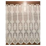 LACE CURTAIN PANEL, 100"X32", NEW CONDITION