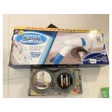 NEW SPIN SCRUBBER AND FURNITURE MOVERS