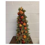PLASTIC FRUIT AND BASAM TOPIARY, 24"