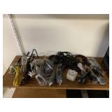 ASSORTED CORDS AND CABLES