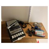 GENERAL ELECTRIC CASSETTE RECORDER WITH ELECTRET
