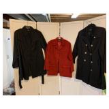 JONES NEW YORK SZ XL LONG BLACK WOMENï¿½S COAT, LIZ