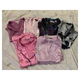 LADIES SAT PAJAMA SETS, TOP AND BOTTOM IN EACH