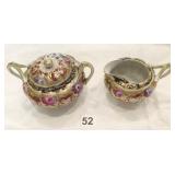 CHINESE HAND PAINTED AND ENAMELED CR/SUGAR