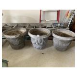 2 MEDIUM 15X12 MATCHING GARDEN PLANTERS