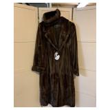 CANADIAN FUR CO LONG WOMENï¿½S FUR COAT WITH