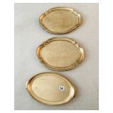 LABRAZEL 13.5 X 8.5" OVAL TRAY, (2) 14" X 10.5"