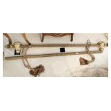 TWISTED LOOK DRAPERY RODS, 2 6