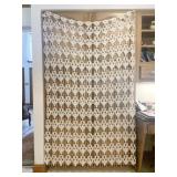 IVORY LACE CURTAIN PANEL, LIKE NEW,6 