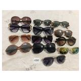 13 PAIRS SUNGLASSES, ASSORTED STYLES, SOME