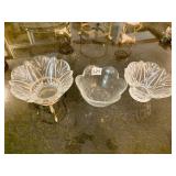 GLASS CANDY BOWLS