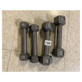 BARBELLS, 3LBS AND 5LBS