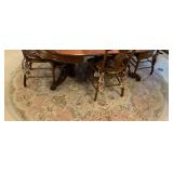 ROUND RUG PINK AND CREAM TONES WILL ADD MORE