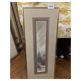 THIN TREES W/ SNOW SIGNED LOWER RIGHT