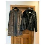 ANNA SCHOLZ SZ 18 ANIMAL PRINT COAT AND JUNAROSE