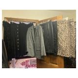 ELEVATED LADIES KNEE LENGTH SKIRTS, VELVET, FAUX