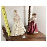 PASADENA FLORENCE CERAMICS CA WOMAN WITH FAN DOES