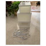 SMALL STACKING STORAGE DRAWERS, HANGER EXTENSIONS