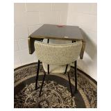 STUDENT DESK AND CHAIR, DESK HAS 2-SIDED DROP,