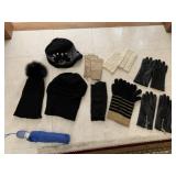 MICHAEL KORS LEATHER GLOVES, FOWNES SZ 7.5