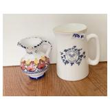 WIMBELTON CHAMPIONSHIP PITCHER AND HAND PAINTED
