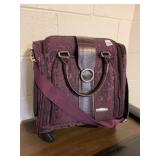 PURPLE TRAVEL SMITH PLANE CASE WITH SPINNER