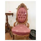 OH, REALLY IS IT FUN DRESSING ROOM CHAIR CARVED