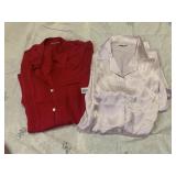 LADIES REAL SILK PAJAMA SETS, TOP AND A BOTTOM IN