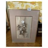 J. METZLER SIGNED AND FRAMED IN FRAME