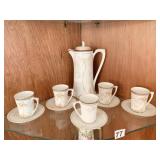 RS GERMANY TEAPOT WITH FIVE CUPS AND SAUCERS 10