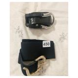 BRIGHTON LADIES BELT WITH SILVER HARDWARE SIZE