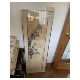 48X16 FRAMED AND DOUBLE MATTED HAND PAINTED